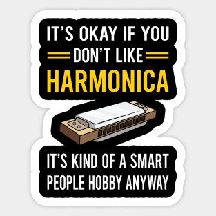 Smart People Hobby Harmonica Mouth Organ Sticker